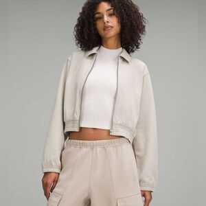 Lululemon Bubble Knit Zip Up Bomber Jacket